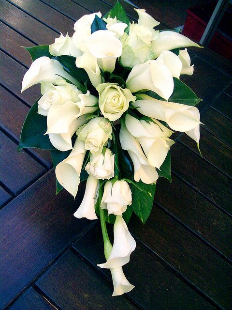 زفاف - Beautiful Calla Lily Bouquet