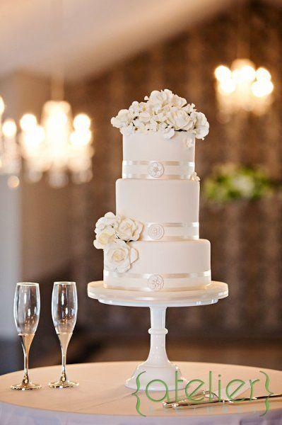 Wedding - Amazing Floral White Cake