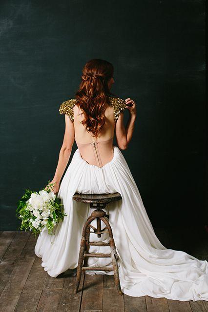 Wedding - An Antique Neckless Dress