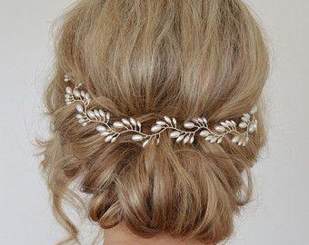 Sapphire Crystal Hair Vine Blue Bridal Hair Piece Wedding Hair