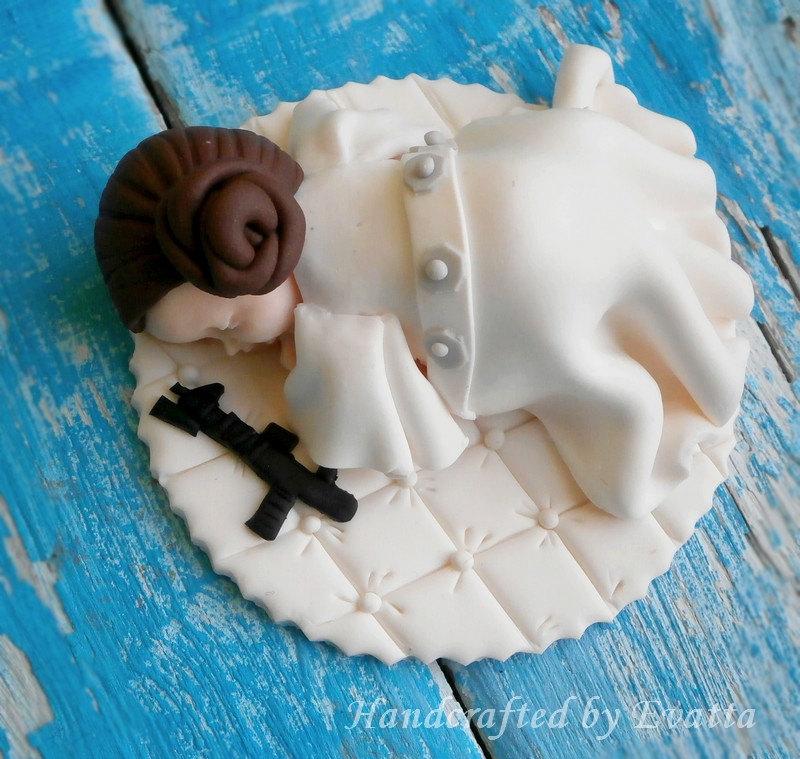 Hochzeit - Star wars Baby Cake Topper