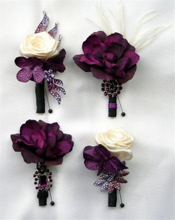 Hochzeit - 35 Dark Purple Wedding Color Ideas For Fall/Winter Weddings