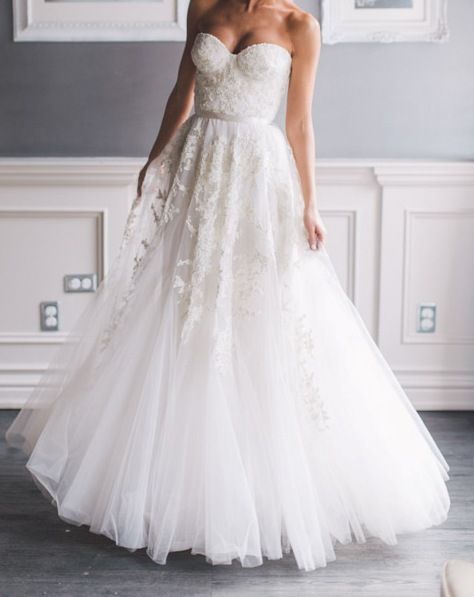 Свадьба - Reem Acra Heavenly Lace Size 1 Wedding Dress