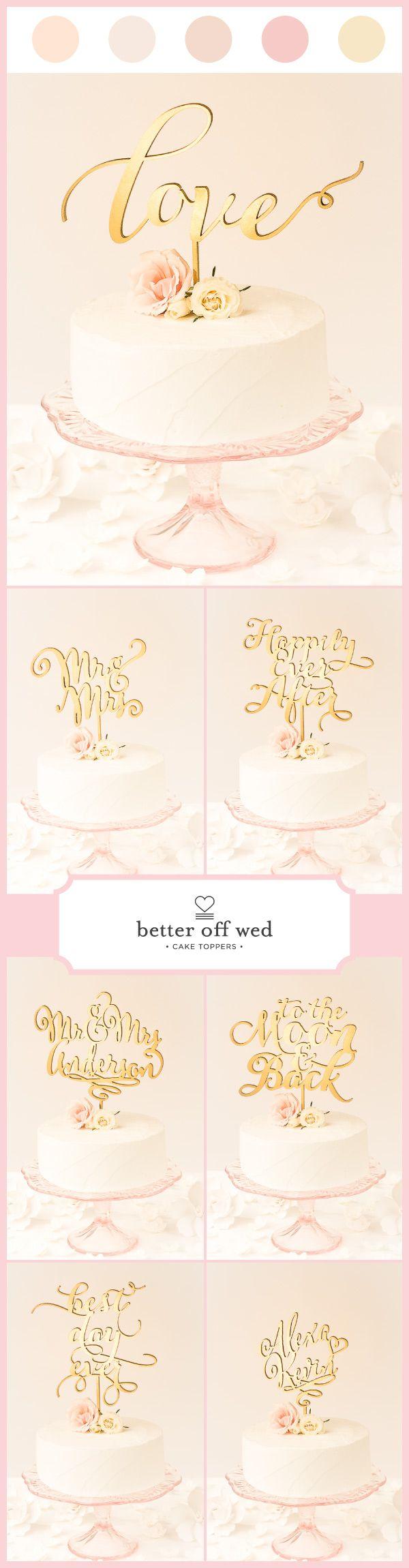 زفاف - Love Wedding Cake Topper