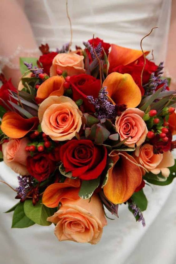 Свадьба - 21 Fall Wedding Bouquets For Autumn Brides