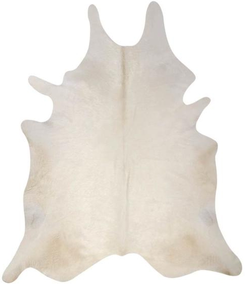 زفاف - Natural Off White Cowhide Rug Cow Skin 