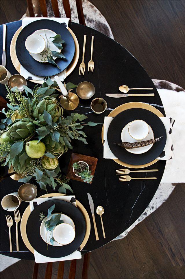 Hochzeit - Gorgeous Inspiration For Your Thanksgiving Tablescape
