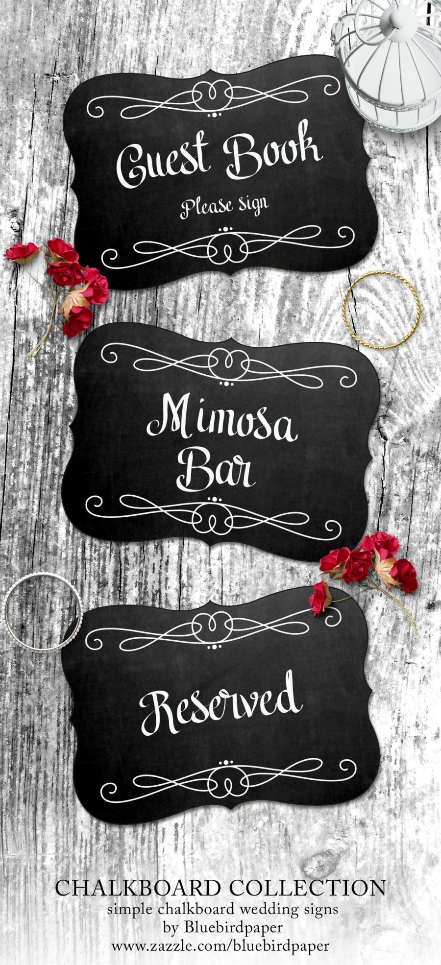 Mariage - Chalkboard Wedding Sign Collection