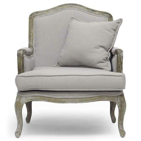 Mariage - Annabelle Chair - Light Grey Linen Rentals 