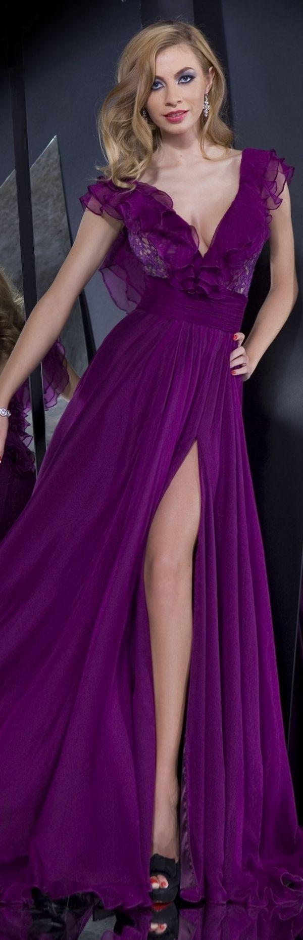 Hochzeit - Purple Dress for Bridesmaid