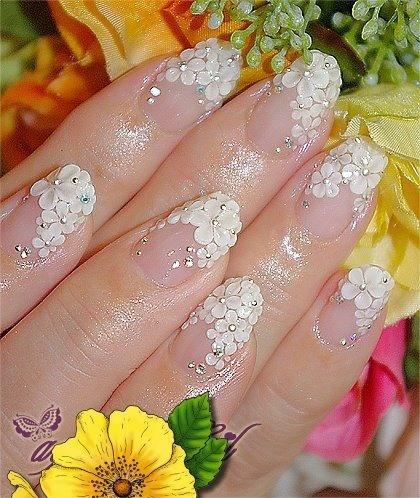 Свадьба - 100 Delicate Wedding Nail Designs