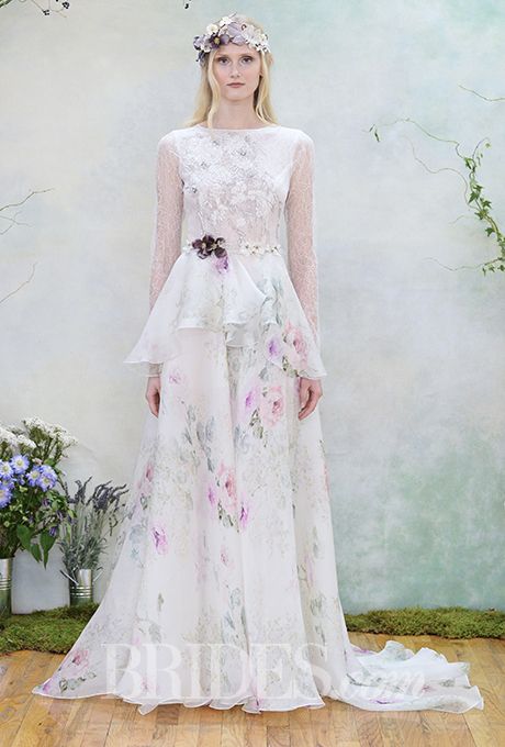 Mariage - Elizabeth Fillmore Wedding Dresses - Fall 2015 - Bridal Runway Shows - Brides.com