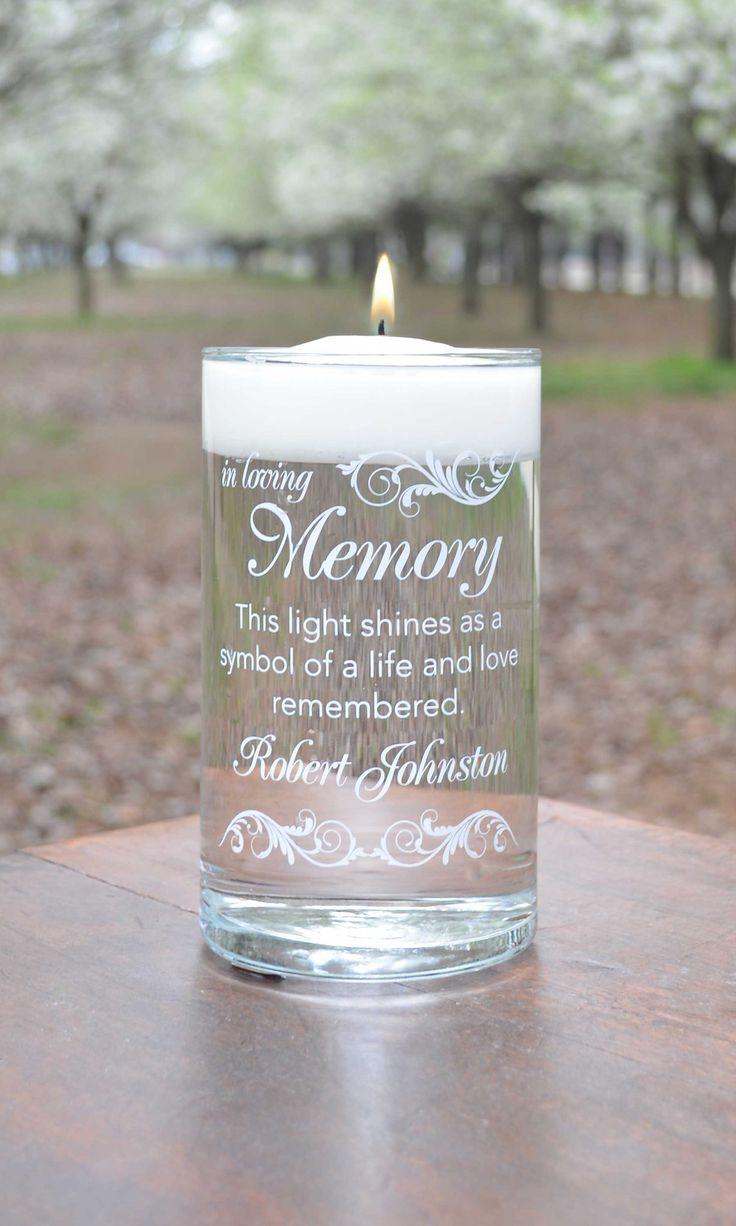 Hochzeit - Memorial Candle
