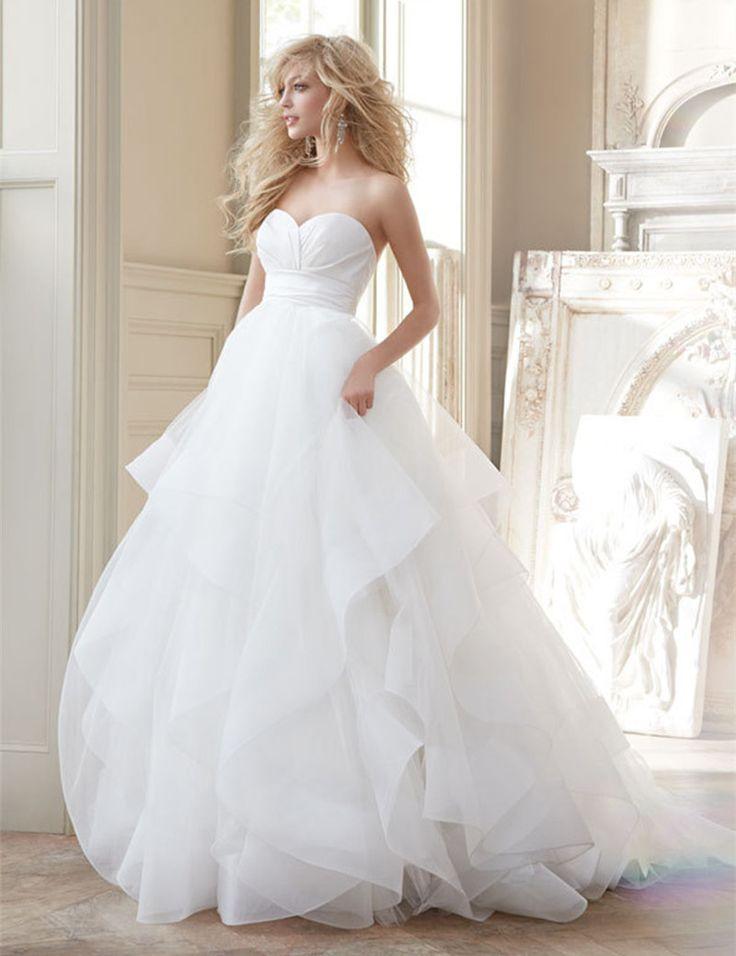 Свадьба - A-line Taffeta Organza Wedding Dress