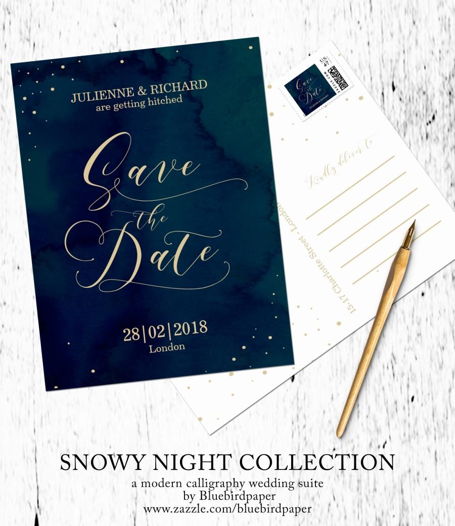 Mariage - Save the date postcard