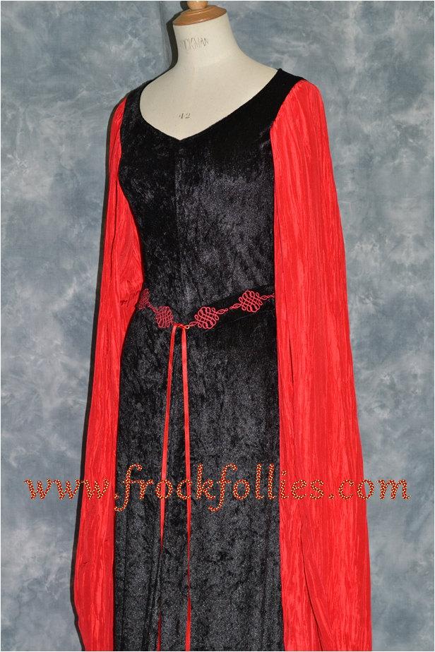 Mariage - Celtic Dress,Medieval Gown, Gothic Dress, Pagan Dress, Pre-Raphaelite Gown, Elvish Dress,  Medieval Dress "Neave"