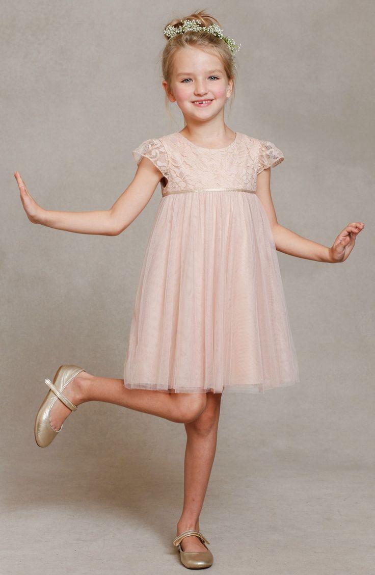 Wedding - Jenny Yoo 'April' Lace & Tulle Dress (Toddler, Little Girls & Big Girls) 