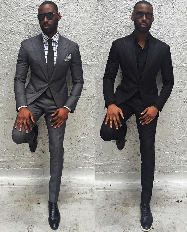 Mariage - Davidson Petit-Frère On Instagram: “Two Colors A Well Dressed Man Can Never Go Wrong With.. Which One Would You Wear ?  ”