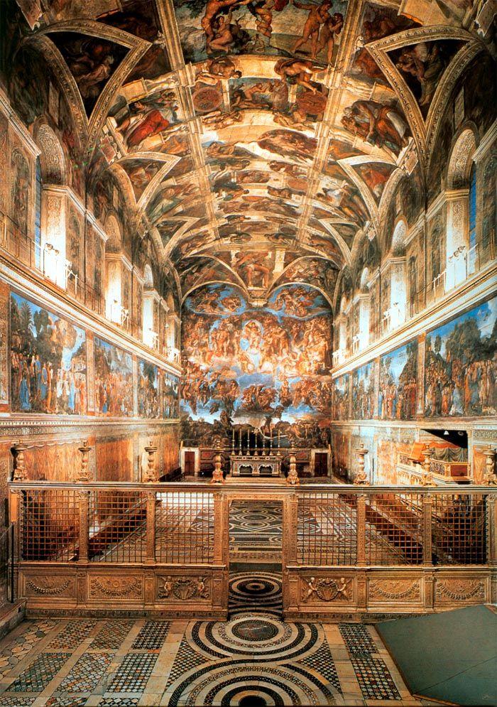 Hochzeit - Vatican Fits Sensors To Preserve Priceless Sistine Chapel