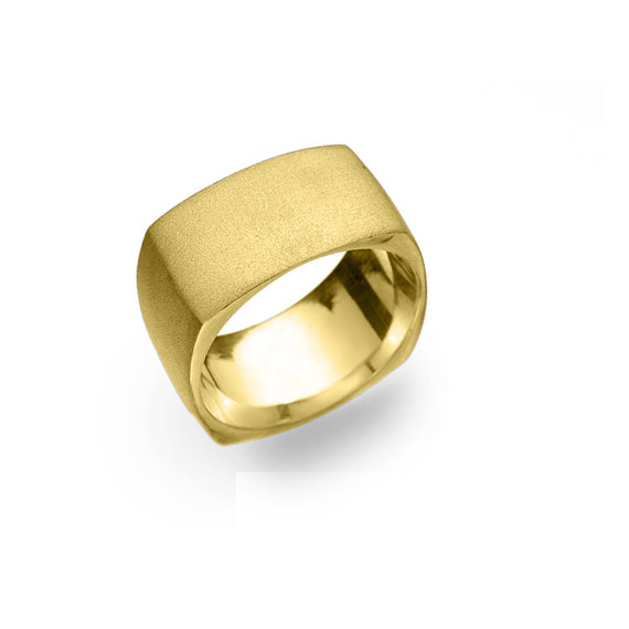 Hochzeit - Kaballah Ring, , Kabbalah wedding band, wide wedding ring, Kabbalah, geometric square ring