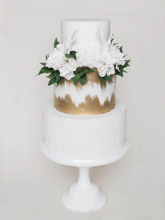 Mariage - 20 Crazy Gorgeous Winter Wedding Cakes
