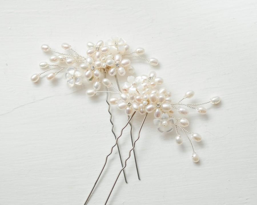 Свадьба - Bridal Hair Pins, Bridal Hairpin, Bridal Hairpiece, Bridal Hair Accessory, Bridal Hairpins