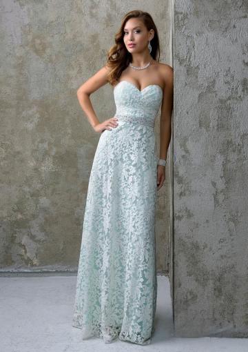 Wedding - Beads Zipper Lace Floor Length A-line Sweetheart Sleeveless Ruched