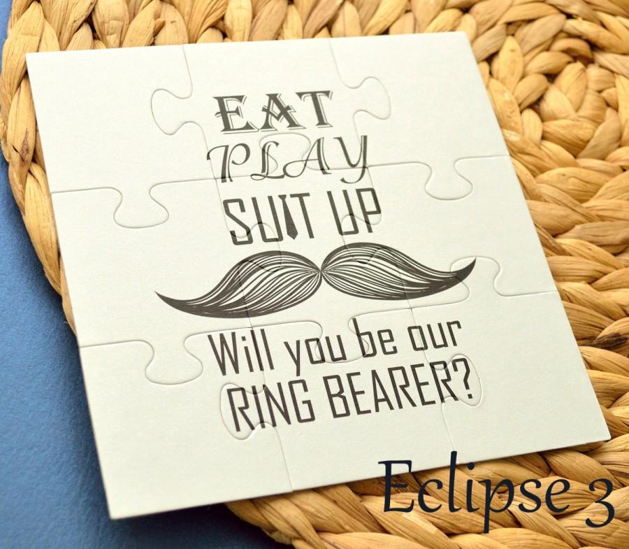 Wedding - Will You Be my Ring Bearer, Will You Be Our Ring Bearer, Ask Ring bearer, Ring bearer Proposal, jigsaw, Ring bearer Puzzle, Ring bearer Card
