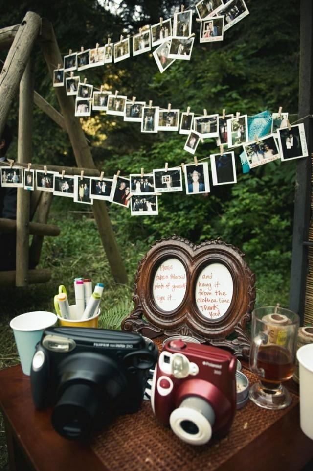 Свадьба - Retro Wedding - Polaroid Wedding Reception Guest Book  #2063655