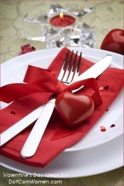 Wedding - 59 Romantic Valentine’s Day Table Settings 
