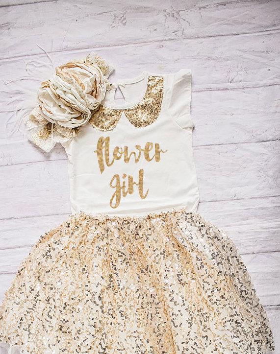 Свадьба - Flower Girl Rehearal Outfit...Flower Girl...Flower Girl Outfit / Rehearal Outfit / Flower Girl Gift, Flower Girl Top, Flower Girl top,