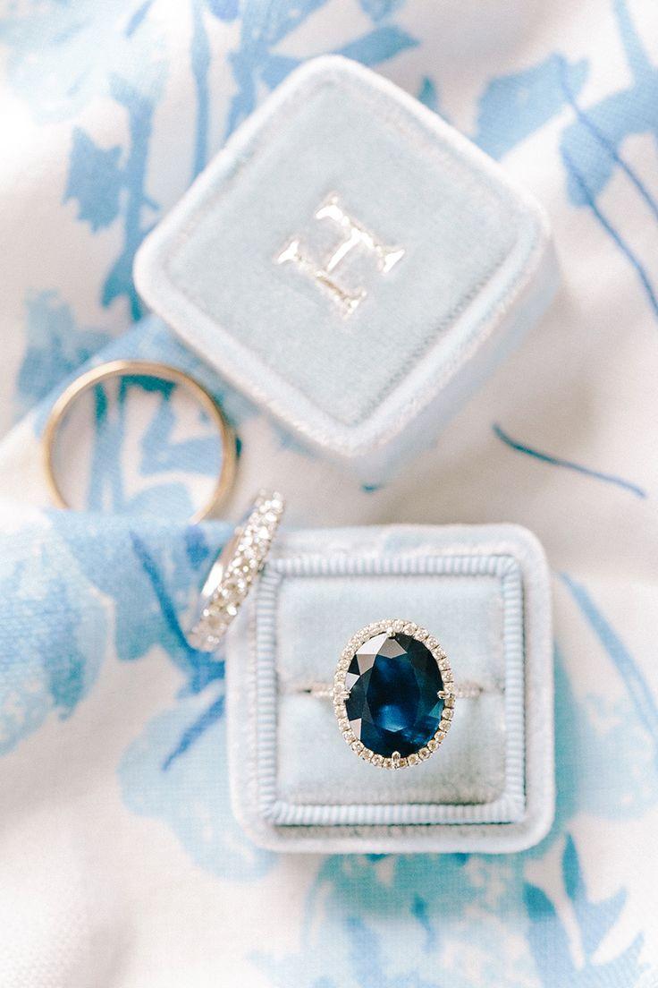 زفاف - This Sapphire Ring Kicked Off One Beautiful Blue Party