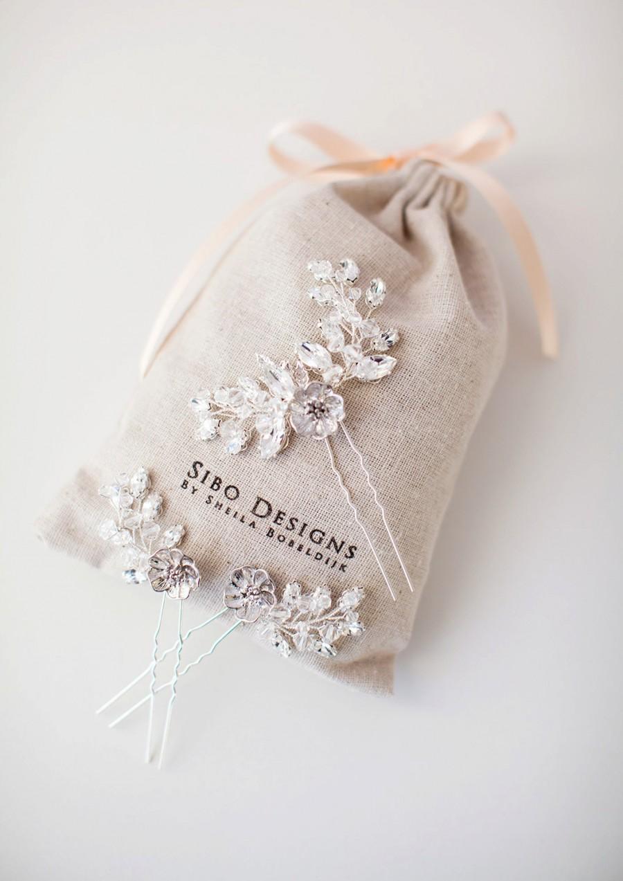 زفاف - Crystal & Rhinestone Bridal Hair pins - Style 317