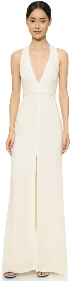 Mariage - Halston Heritage Modern Gown with Hardware