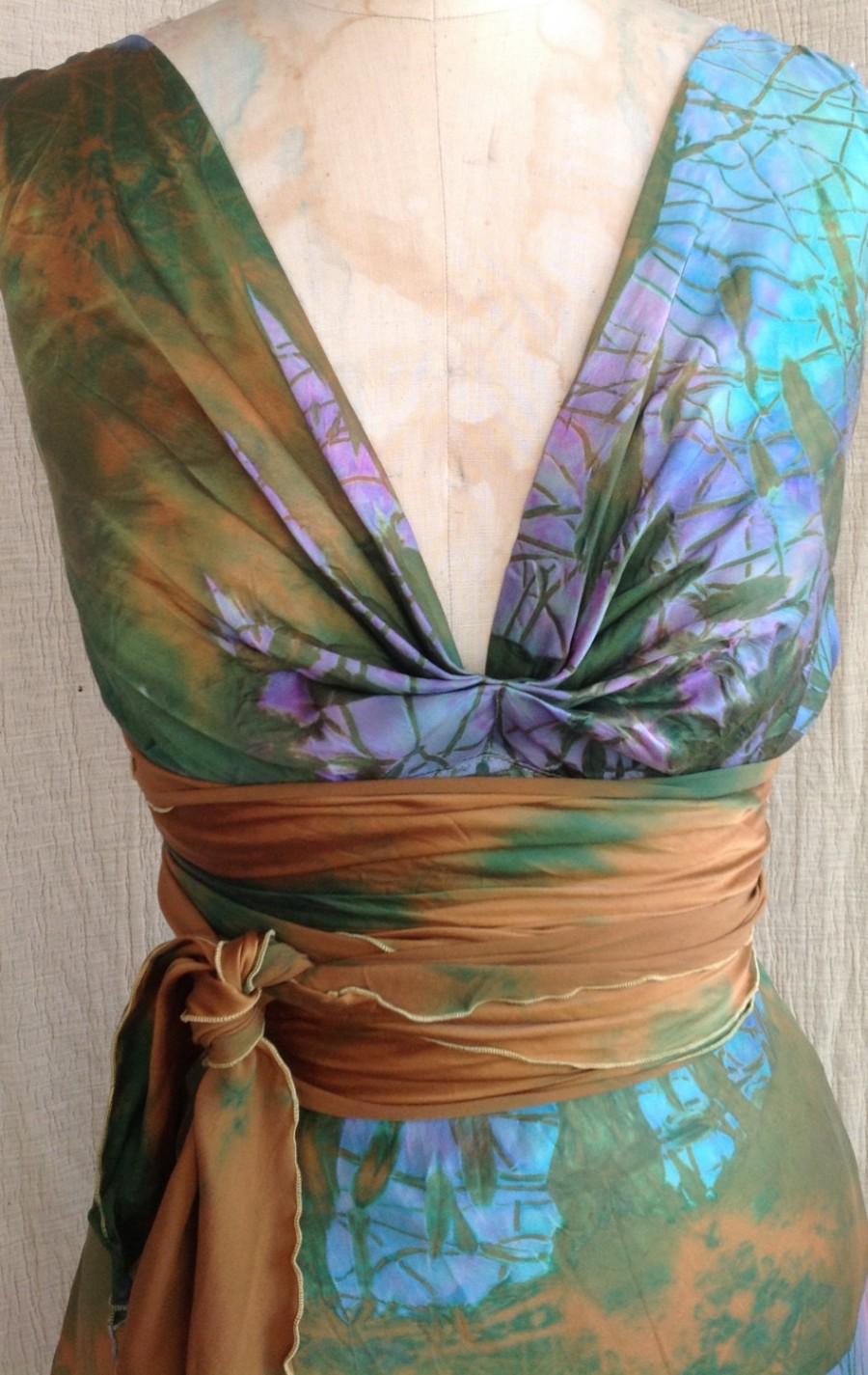 Gold Green Turquoise Henry Silk Wedding Dress Mother Of The