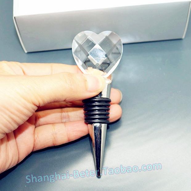 Wedding - Anniversary Bottle Stopper Souvenir marriage Favours SJ020 Beter Gifts Crystal