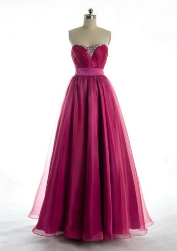 Mariage - Sweetheart Sleeveless Zipper Tulle Ruched Floor Length Ball Gown