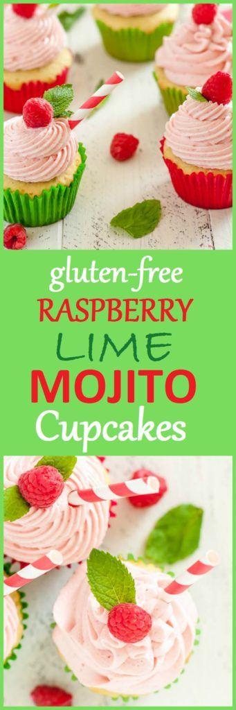 زفاف - Gluten-Free Raspberry Lime Mojito Cupcakes