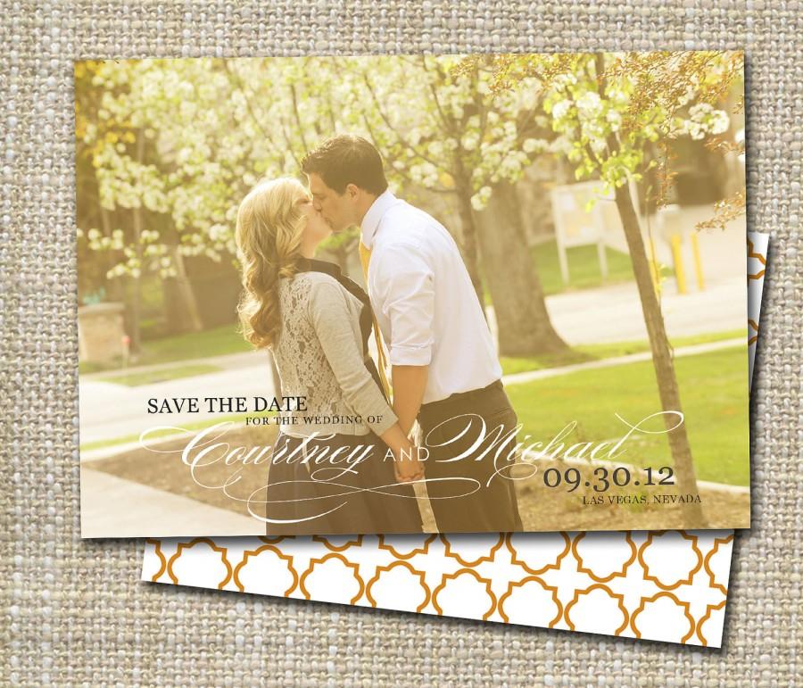 Mariage - photo save the date - simple fancy.