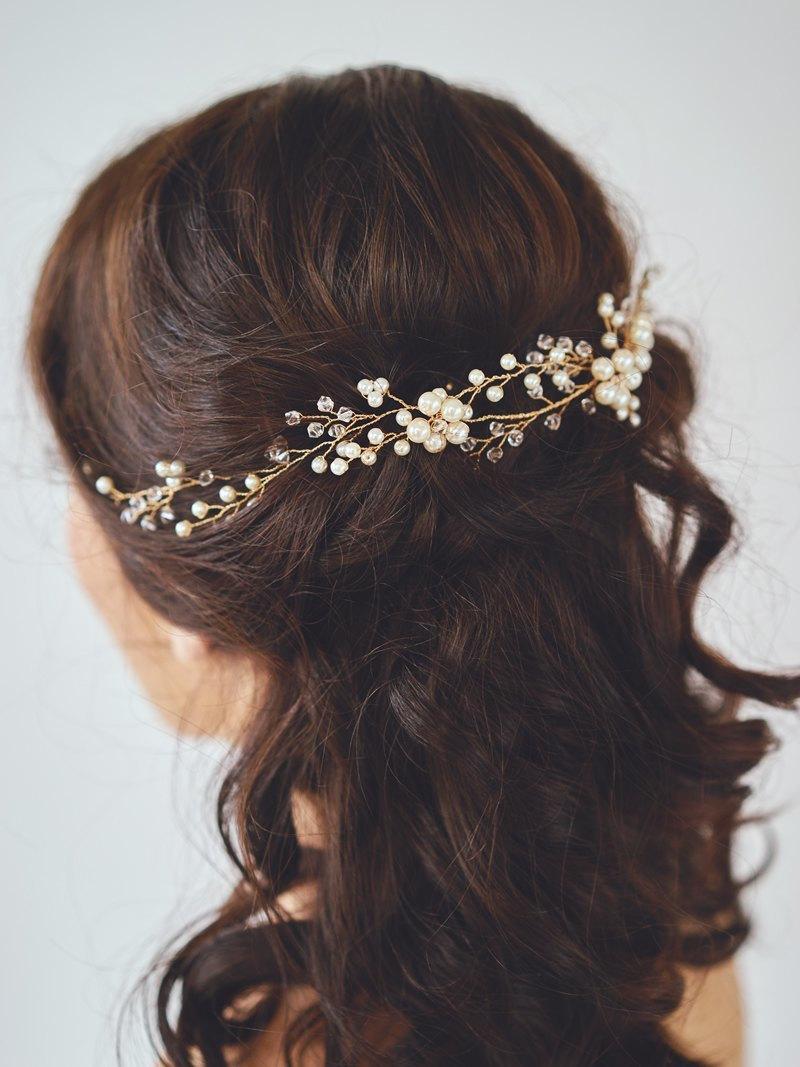 Wedding - Bridal Hair Wreath 