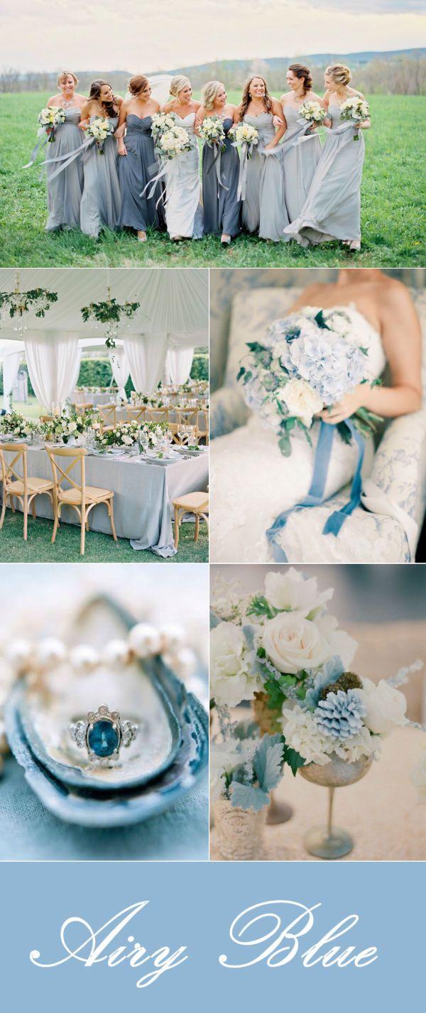Hochzeit - Top 10 Wedding Color Palettes In Shades Of Blue PartⅠ