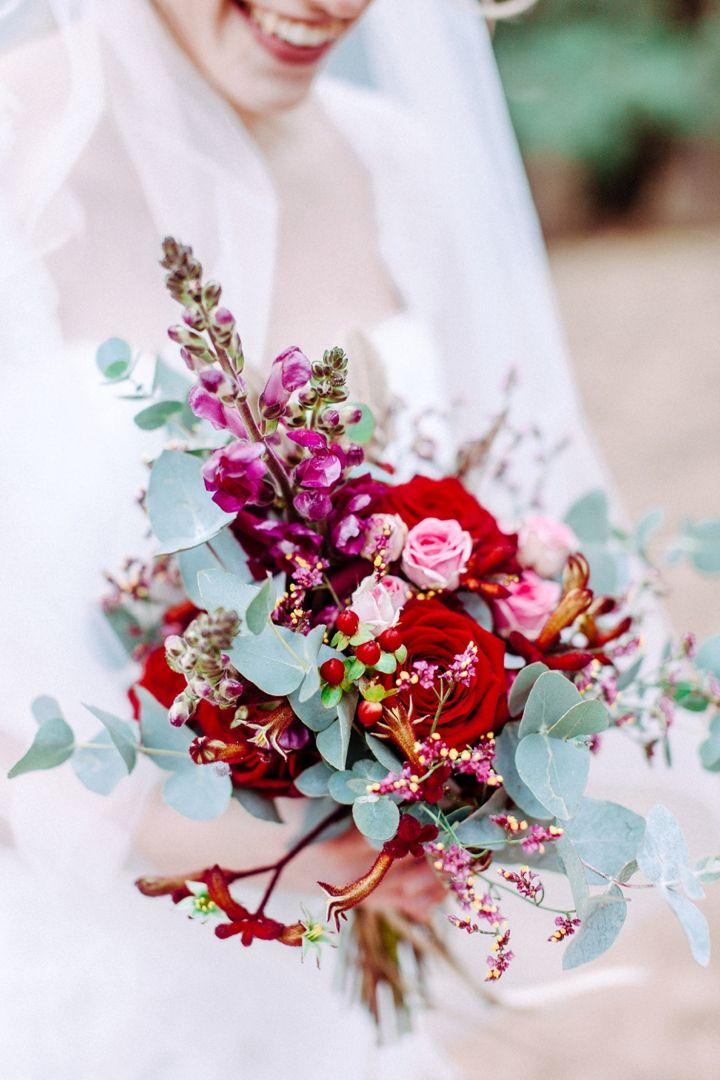 Wedding - Red Wedding Flowers