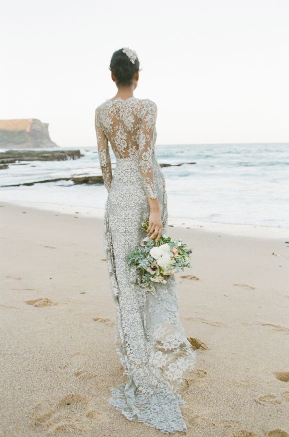 Hochzeit - Australian Coastal Bridal Shoot - Magnolia Rouge