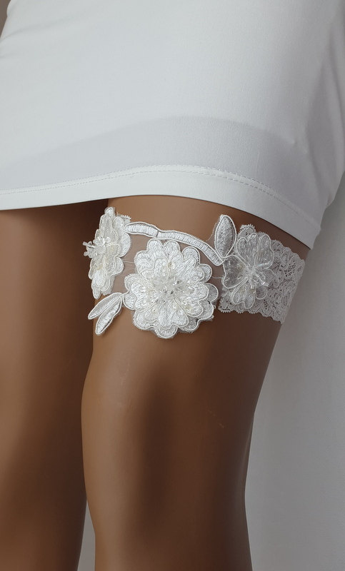 زفاف - garter, toss garters, ivory, lace, wedding garters, bridal accessores, garter suspander, free shipping!