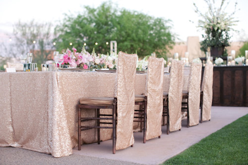 Mariage - SALE, Sequin Tablecloths, Blush Champagne, Light Gold, Gold. 8 Foot 90"X156", 6 Foot  90"x132", 132", 120", 108" Round FREESHIP