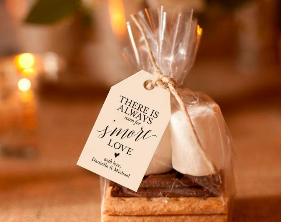 Mariage - S'more Love Tags, S'more Love Sign, Wedding Printable, Wedding Favor Tags, Wedding Favor Ideas, Wedding Tag, PDF Instant Download 