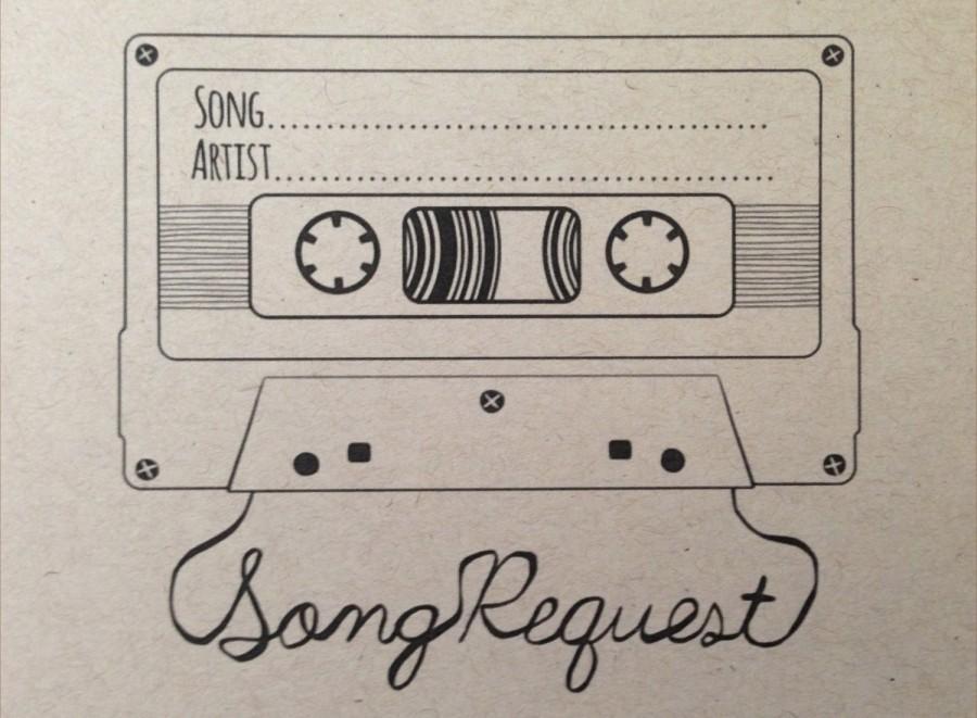 Wedding - Song Request Mixtape Card- Digital Design Style 2
