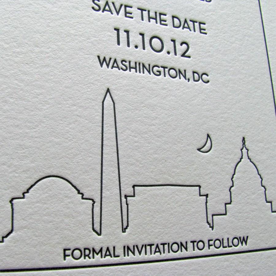Hochzeit - Washington DC Save the Dates