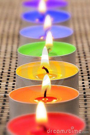 Mariage - Rainbow Candles I