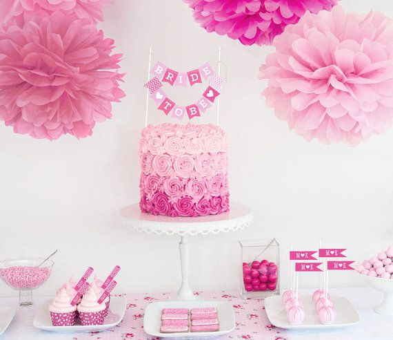 Свадьба - Tissue Paper Pom Poms Party Decoration Kit, Paper Tissue Pom Poms 20" 15" 10" - Wedding Decoration - Birthday Party Decor - Bridal Shower